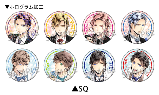 ALIVE＆SQ 10周年記念ツキプロフェアinアニメイトキャラバッジコレクションSQ
