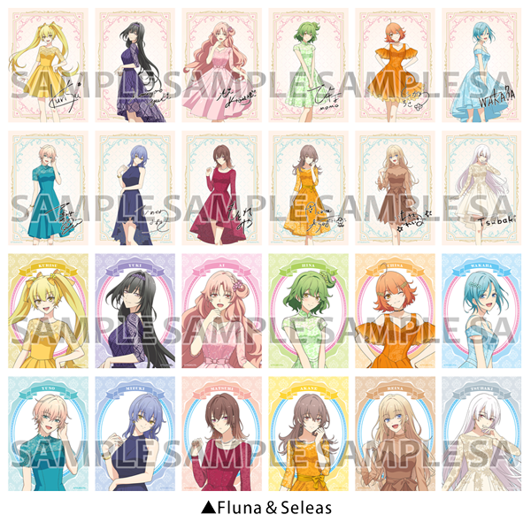 ALIVE＆SQ 10周年記念ツキプロフェアinアニメイトメモリアルブロマイドコレクションFluna＆Seleas