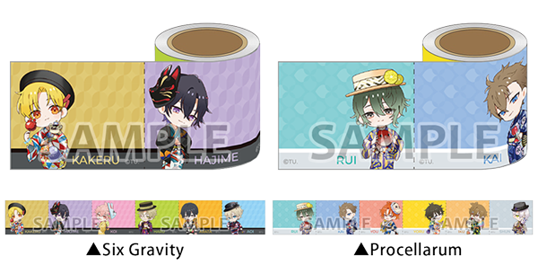ALIVE＆SQ 10周年記念ツキプロフェアinアニメイトロール付箋ツキウタ。