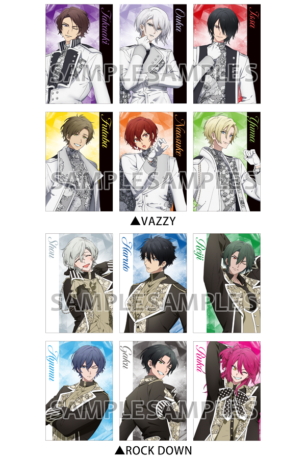 ALIVE＆SQ 10周年記念ツキプロフェアinアニメイトポストカードセットVAZZROCK