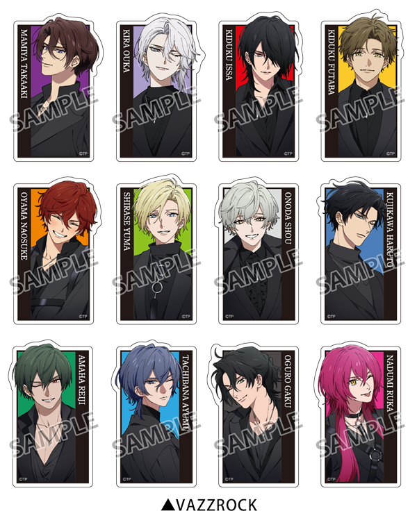 ALIVE＆SQ 10周年記念ツキプロフェアinアニメイトダイカットステッカーVAZZROCK