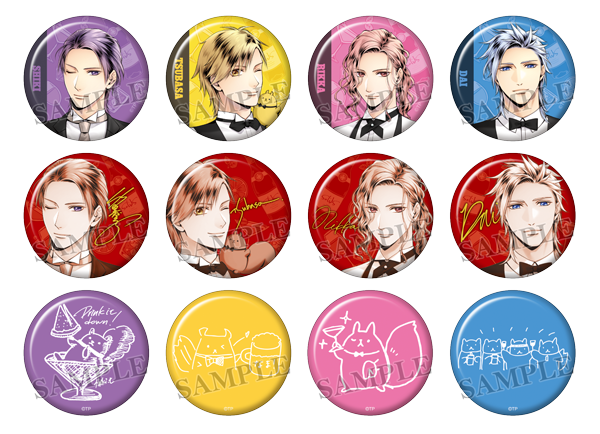 TALK LOUNGE SQキャラバッジコレクション／SolidS（全12種／ランダム3個入り）