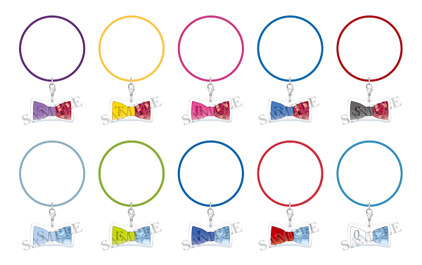 TALK LOUNGE SQアクリルヘアゴムコレクション（全10種）