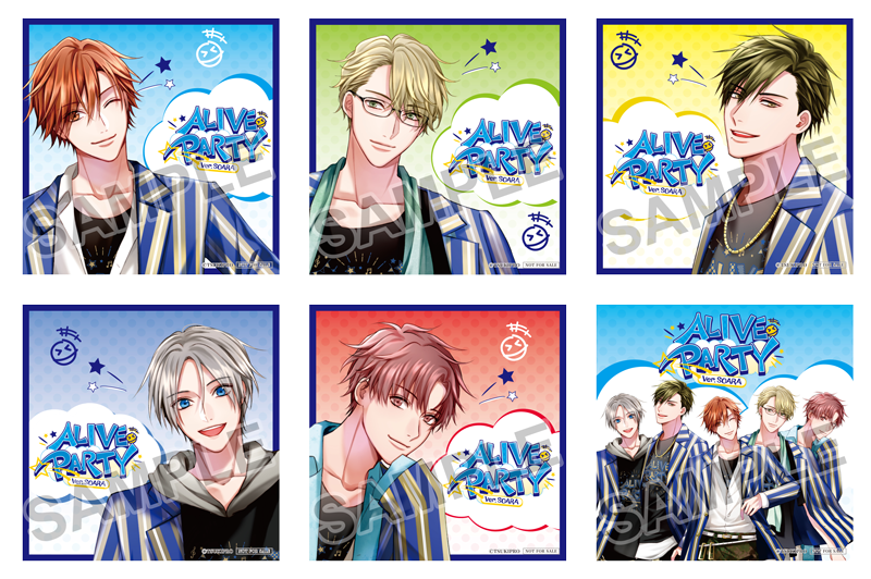 「ALIVE PARTY Ver.SOARA」開催記念　CD／映像商品特別フェアCD差し替えジャケット(全６種)